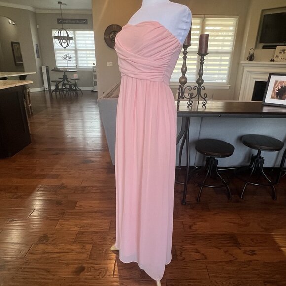 Lulu's Blush Strapless Maxi Dress - Picture 7 of 14